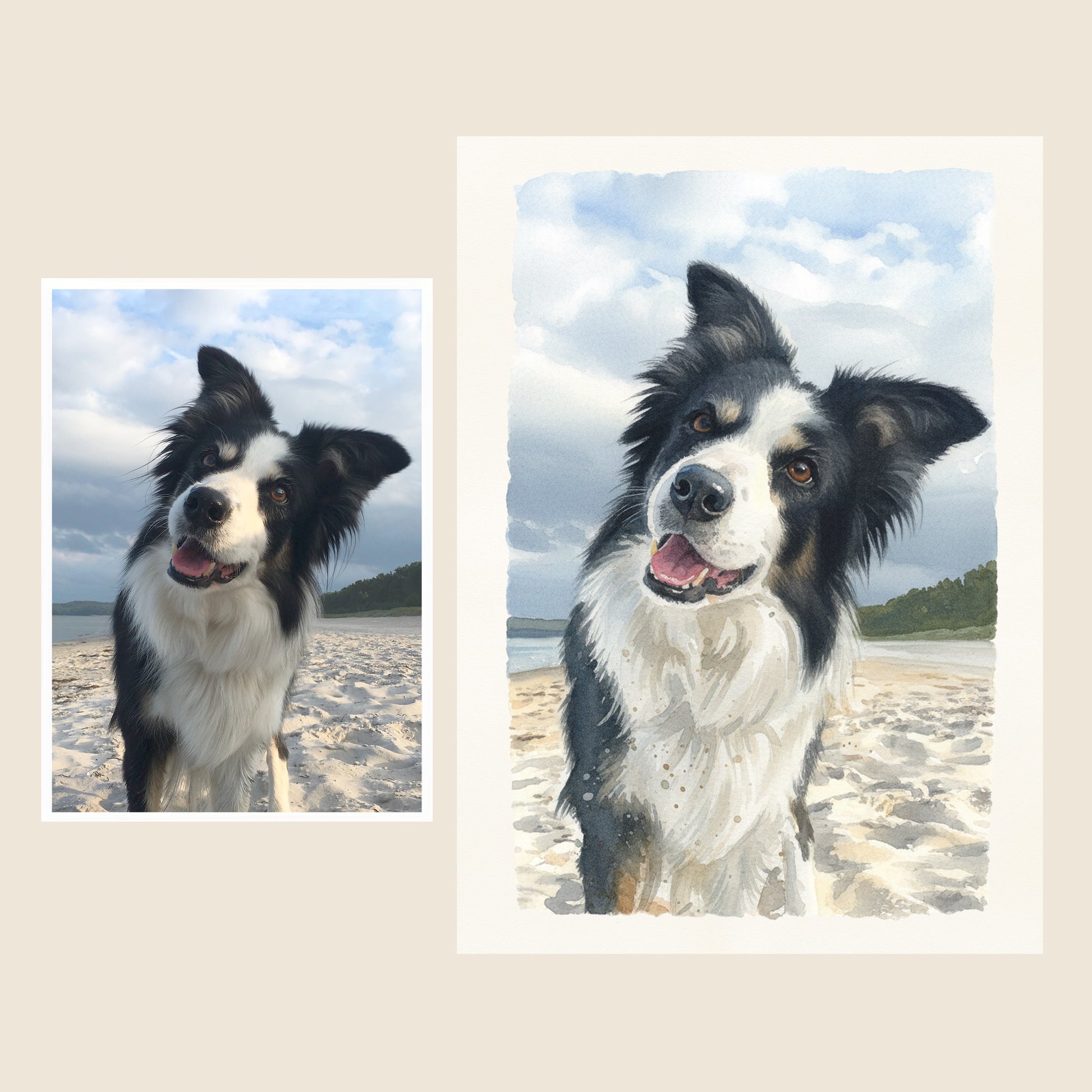 Photo to Painting of Pet